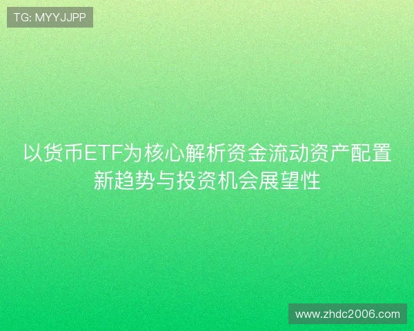 以货币ETF为核心解析资金流动资产配置新趋势与投资机会展望性 以货币ETF为核心解析资金流动资产配置新趋势与投资机会展望性